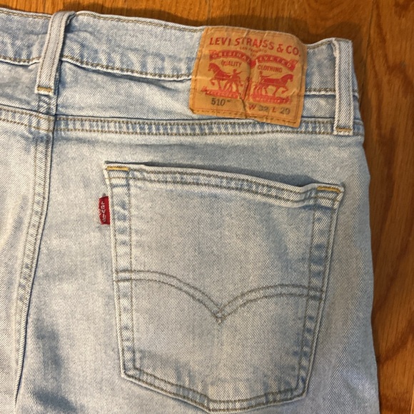Levis 510 Jeans in Pale Denim - 32W x 29L - Picture 5 of 6